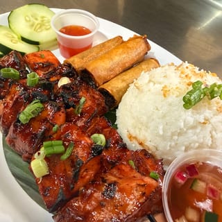 Chicken BBQ plate