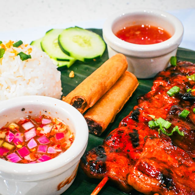 Pork BBQ Plate.