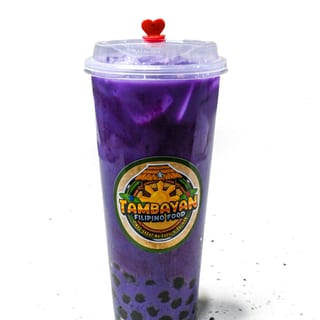 Ube Milk Tea with Boba