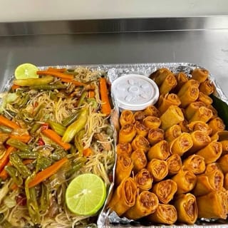 Pancit-Lumpia Tray